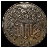 1869 Two-Cent Piece CLOSELY UNCIRCULATED