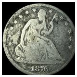 1876 Seated Liberty Half Dollar NICELY  CIRCULATE