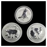 [3]2006-2019 Aus. 2oz Silver $2-Chinese Zodiac