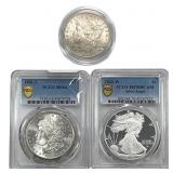 [3]1881-2022 Morgan Silver Dollar and Silver Eagle