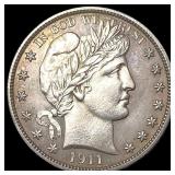 1911 Barber Half Dollar Proof