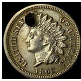 1863 Indian Head Cent NICELY CIRCULATED