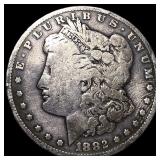 1882-CC Silver Morgan Dollar ABOUT UNCIRCULATED