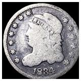 1834 Capped Bust Half Dollar LIGHTLY CIRCULATED