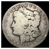 1892-CC Silver Morgan Dollar LIGHTLY  CIRCULATED