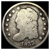 1833 Capped Bust Half Dime NICELY CIRCULATED