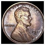 1917-D Lincoln Wheat Cent CHOICE AU