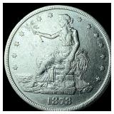 1878-S Silver Trade Dollar CLOSELY  UNCIRCULATED