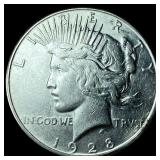 1928-S Silver Peace Dollar UNCIRCULATED