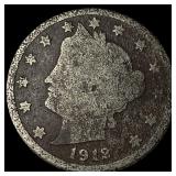 1912-S Liberty Head Nickel LIGHTLY CIRCULATED