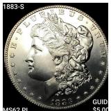 1883-S Morgan Silver Dollar UNCIRCULATED PL