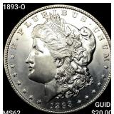 1893-O Morgan Silver Dollar UNCIRCULATED