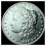1886-S Silver Morgan Dollar NEARLY  UNCIRCULATED