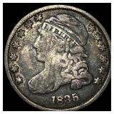 1835 Capped Bust Dime NEARLY UNCIRCULATED