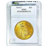 1910-S $20 Gold Double Eagle BCGS MS66