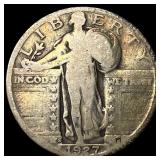 1927-S Silver Standing Liberty Quarter NICELY  CI