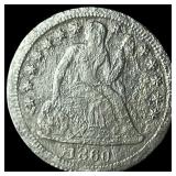 1860-S Silver Seated Liberty Dime NICELY  CIRCULA