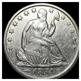1854-O Arrows Seated Liberty Half Dollar  CHOICE