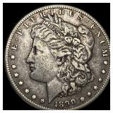 1890-CC Silver Morgan Dollar LIGHTLY  CIRCULATED