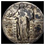 1927-S Silver Standing Liberty Quarter ABOUT UNCIR