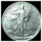 1918-S Silver Walking Liberty Half Dollar  CLOSEL