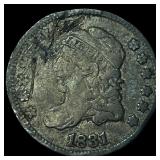 1831 Capped Bust Silver Half Dime NICELY  CIRCULA