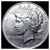 1934 Silver Peace Dollar HIGH GRADE