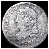1830 Capped Bust Half Dime LIGHTLY CIRCULATED