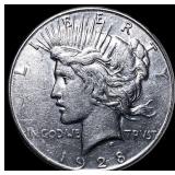 1928 Silver Peace Dollar CHOICE AU