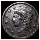 1838 Braided Hair Large Cent ABOUT UNCIRCULATED