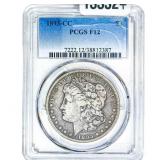 1893-CC Morgan Silver Dollar PCGS F12