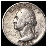 1932-D Silver Washington Quarter ABOUT UNCIRCULATE