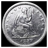 1857 Seated Liberty Quarter CLOSELY UNCIRCULATED