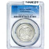 1936 Gettysburg Half Dollar PCGS MS66