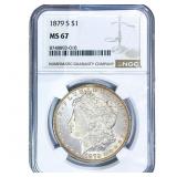1879-S Morgan Silver Dollar NGC MS67