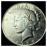 1925-S Silver Peace Dollar CLOSELY  UNCIRCULATED