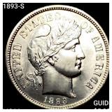 1893-S Barber Dime CHOICE BU+