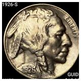 1926-S Buffalo Nickel CHOICE AU