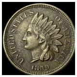 1859 Indian Head Cent CLOSELY UNCIRCULATED
