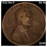 1922 No D Str Rev Wheat Cent ABOUT UNCIRCULATED