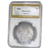 1800 Draped Bust Dollar NGC XF45 Americai