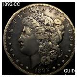 1892-CC Morgan Silver Dollar CLOSELY UNCIRCULATED