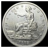 1878-S Silver Trade Dollar CHOICE AU