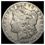 1890-CC Silver Morgan Dollar NEARLY  UNCIRCULATED