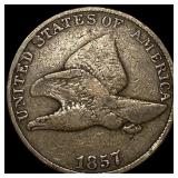 1857 Flying Eagle Cent LIGHTLY CIRCULATED