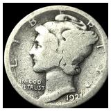 1921 Mercury Dime LIGHTLY CIRCULATED