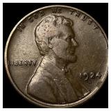 1924-D Lincoln Wheat Cent LIGHTLY CIRCULATED