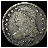 1835 Capped Bust Dime LIGHTLY CIRCULATED