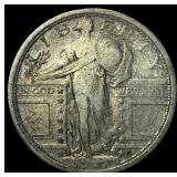 1917-S Type 1 Standing Liberty Quarter  LIGHTLY C