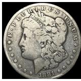 1881-CC Silver Morgan Dollar LIGHTLY  CIRCULATED